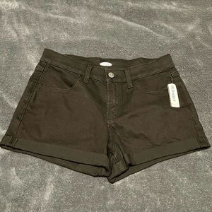 Old Navy Womens Black Jean Shorts